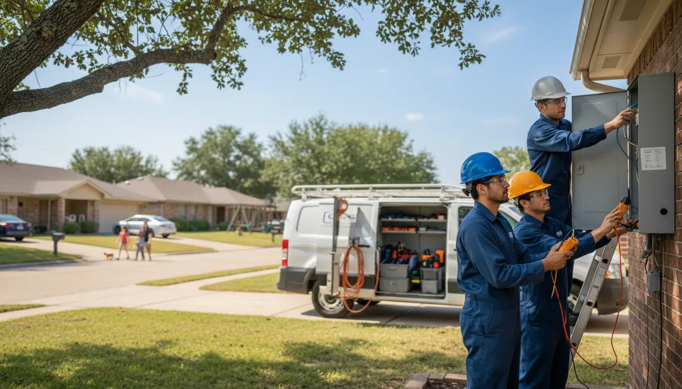 Certified electrician providing emergency electrical services in Tolley, ND